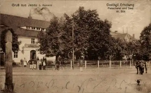Ak Jesau Kamenz Sachsen, Gasthof Erholung, W. Bilk