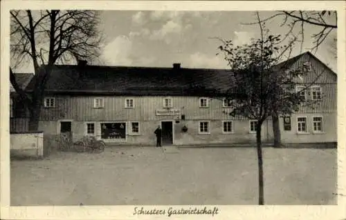 Ak Schönbrunn Bischofswerda in Sachsen, Schusters Gastwirtschaft