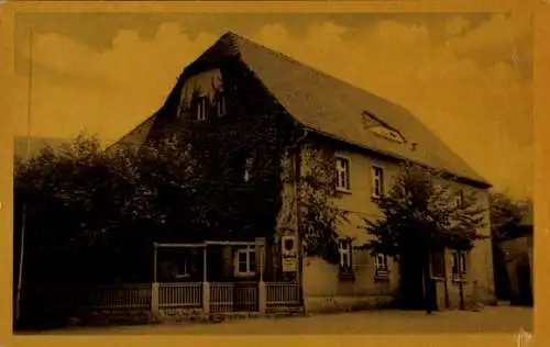 Ak Nedaschütz Coblenz Göda in der Oberlausitz, Dorfkrug, Inh. Karl Höhne