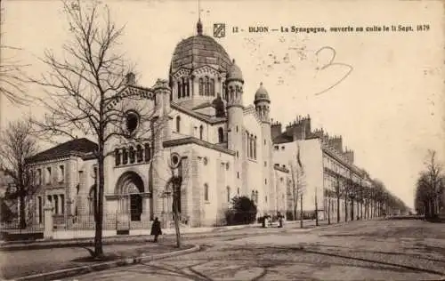 Judaika Ak Dijon Côte d'Or, La Synagogue, Synagoge, Boulevard Carnot