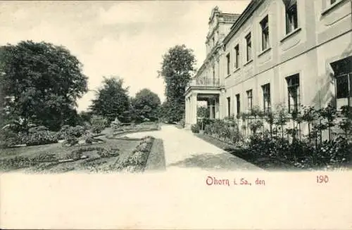 Ak Ohorn in Sachsen, Rittergut