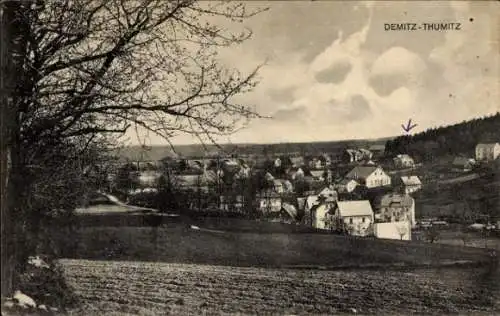 Ak Demitz Thumitz in Sachsen, Gesamtansicht