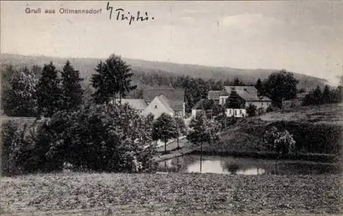 Ak Ottmannsdorf Triptis in Thüringen, Gesamtansicht