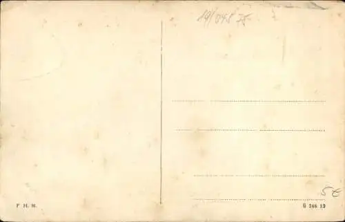 Passepartout Ak Medewitzsch Lippendorf Neukieritzsch in Sachsen, Pfarrhaus