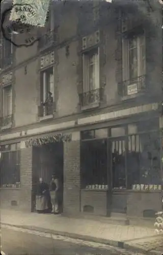 Foto Ak Sannois Val d’Oise, Geschäftshaus Praschin