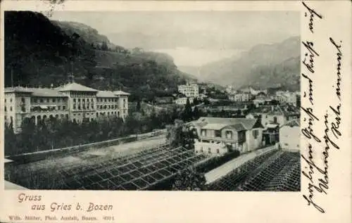 Ak Gries Bozen Bolzano Südtirol, Gesamtansicht