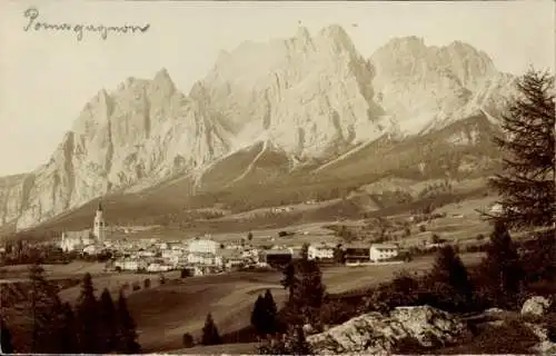 Foto Ak Cortina d'Ampezzo Veneto, Panorama mit Pomagagnon