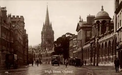 Ak Oxford Oxfordshire England, High Street
