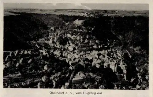Ak Oberndorf am Neckar, Luftaufnahme