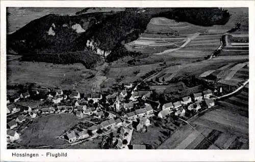Ak Hossingen Meßstetten im Zollernalbkreis, Luftaufnahme
