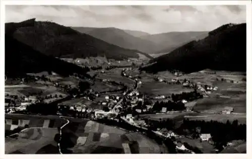 Ak Mitteltal Baiersbronn im Schwarzwald, Panorama