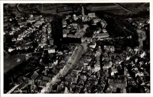 Ak Friedberg in Hessen, Luftaufnahme