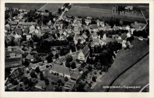 Ak Mittelbiberach in Oberschwaben, Luftaufnahme