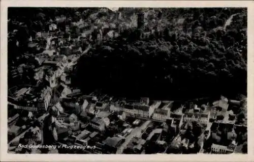 Ak Bad Godesberg Bonn am Rhein, Fliegeraufnahme, Konditorei und Cafe Agner