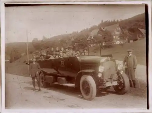 Foto Offenes Fahrzeug, Rundfahrt, Fahrgäste
