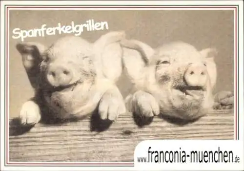Studentika Ak München, Franconia, Spanferkelgrillen