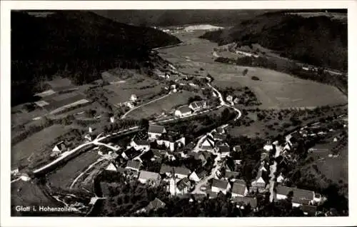 Ak Glatt Sulz am Neckar, Luftaufnahme