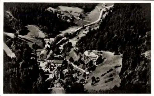 Ak Bad Rippoldsau Schapbach im Schwarzwald, Fliegeraufnahme