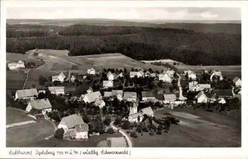 Ak Igelsberg Freudenstadt im Schwarzwald, Fliegeraufnahme