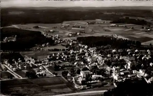 Ak Königsfeld im Schwarzwald Baden, Luftaufnahme von  Schwarzwald, Heilklimatischer Kurort, Wohng