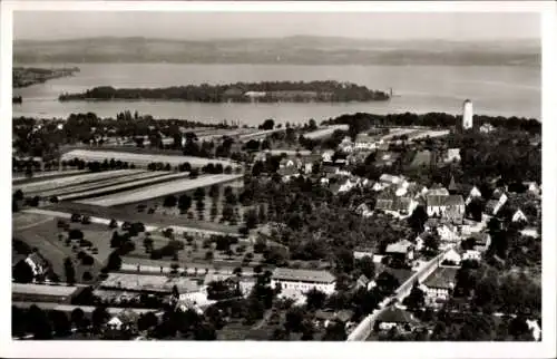 Ak Allmannsdorf Konstanz, Fliegeraufnahme, Jugendherberge, Insel Mainau