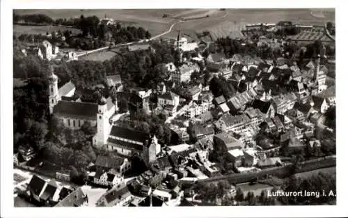 Ak Isny im Allgäu, Luftkurort, Luftaufnahme, Architektur,  Gebäude