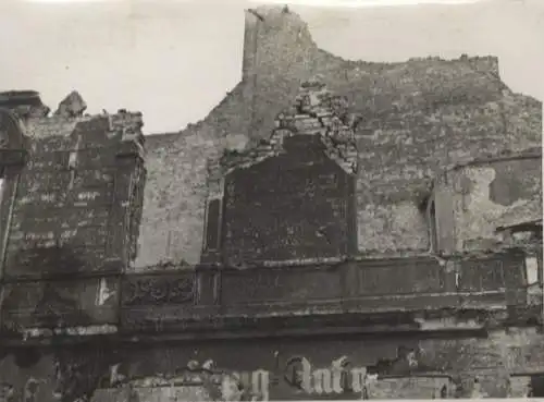Original Foto Berlin Kreuzberg, Alte Jacobstraße, Häuser-Ruine, um 1945/46, ca. 13 x 17 cm