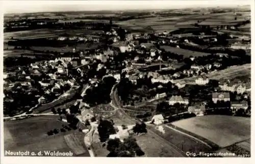 Ak Neustadt an der Waldnaab, Fliegeraufnahme