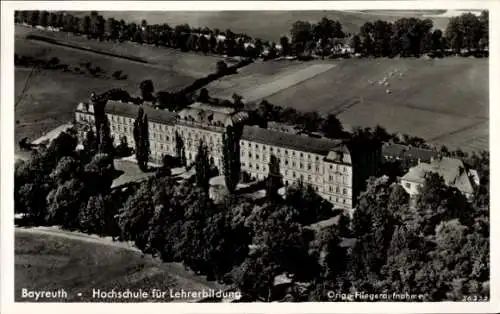 Ak Bayreuth in Oberfranken, Fliegeraufnahme