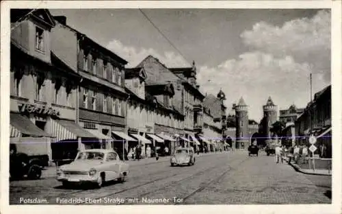Ak Potsdam, Friedrich-Ebert-Straße, Nauener Tor