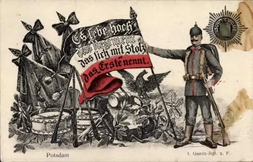 Ak Potsdam, 1. Garde-Regiment zu Fuß