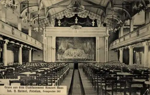 Ak Potsdam, Etablissement Konzerthaus, Festsaal, Kaiser Wilhelmstraße 25