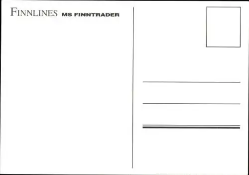 Ak Frachtschiff MS Finntrader, Finnlines