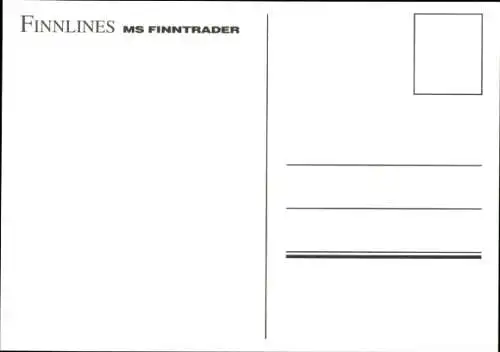 Ak Frachtschiff MS Finntrader, Finnlines