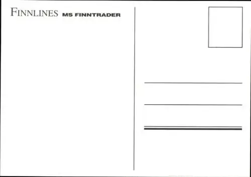 Ak Frachtschiff MS Finntrader, Finnlines