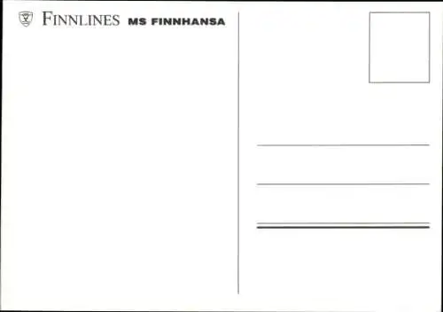 Ak Frachtschiff MS Finnhansa, Finnlines