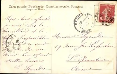 Ak Zwei braun-weiße Hunde