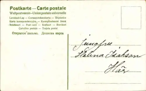 Ak Glückwunsch Neujahr, Mädchen, Schneemann