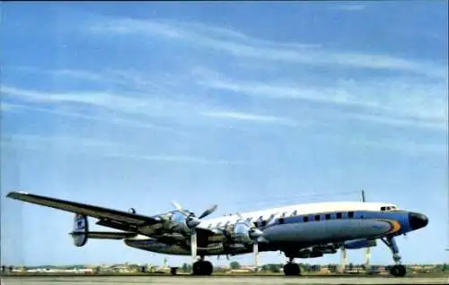 Ak Deutsches Passagierflugzeug, Lufthansa, Super Star