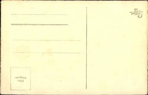 Ak Frohes Neujahr, zwei Schornsteinfeger stoßen an