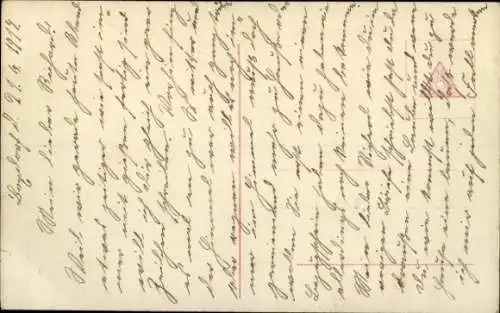 Ak Junge Frau, Portrait