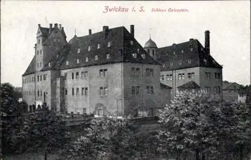 Ak Zwickau in Sachsen, Schloss Osterstein