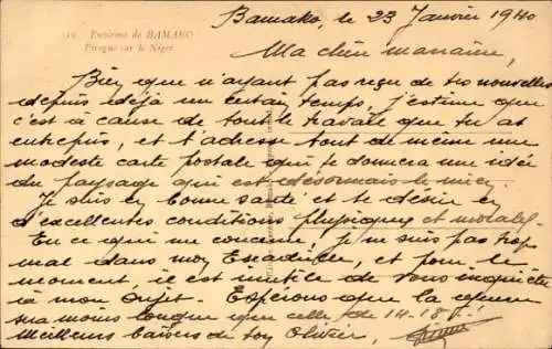 Ak Bamako Mali, Pirogue sur le Niger