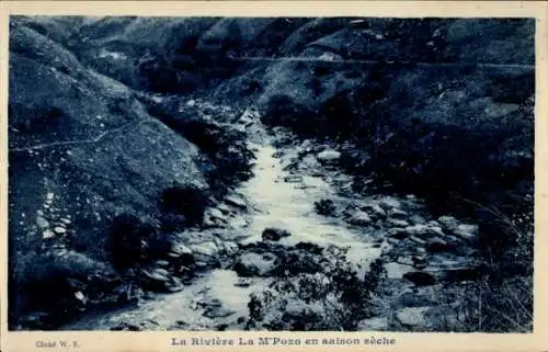 CPA République démocratique du Congo Zaïre, Rivière La M'Pozo en saison sèche