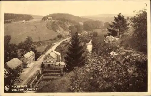 CPA Rochefort Wallonie Namur, Vue vers Jemelle