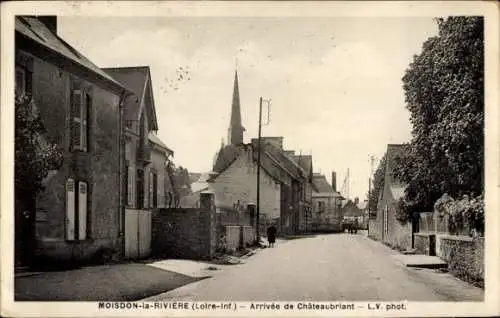 CPA Moisdon la Rivière Loire Atlantique, Arrivée de Châteaubriant