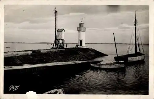 CPA Paimboeuf Loire Atlantique, Jetée et le phare