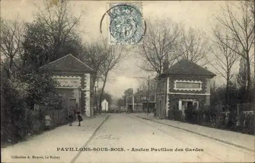 Ak Les Pavillons sous Bois Seine-Saint-Denis, Ancien Pavillon des Gardes