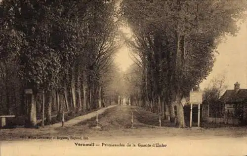 CPA Verneuil-sur-Avre Eure, Promenades de la Gueule d'Enfer