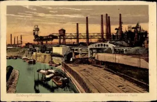 Ak Hochfeld Duisburg im Ruhrgebiet, Die Niederrheinische Hütte